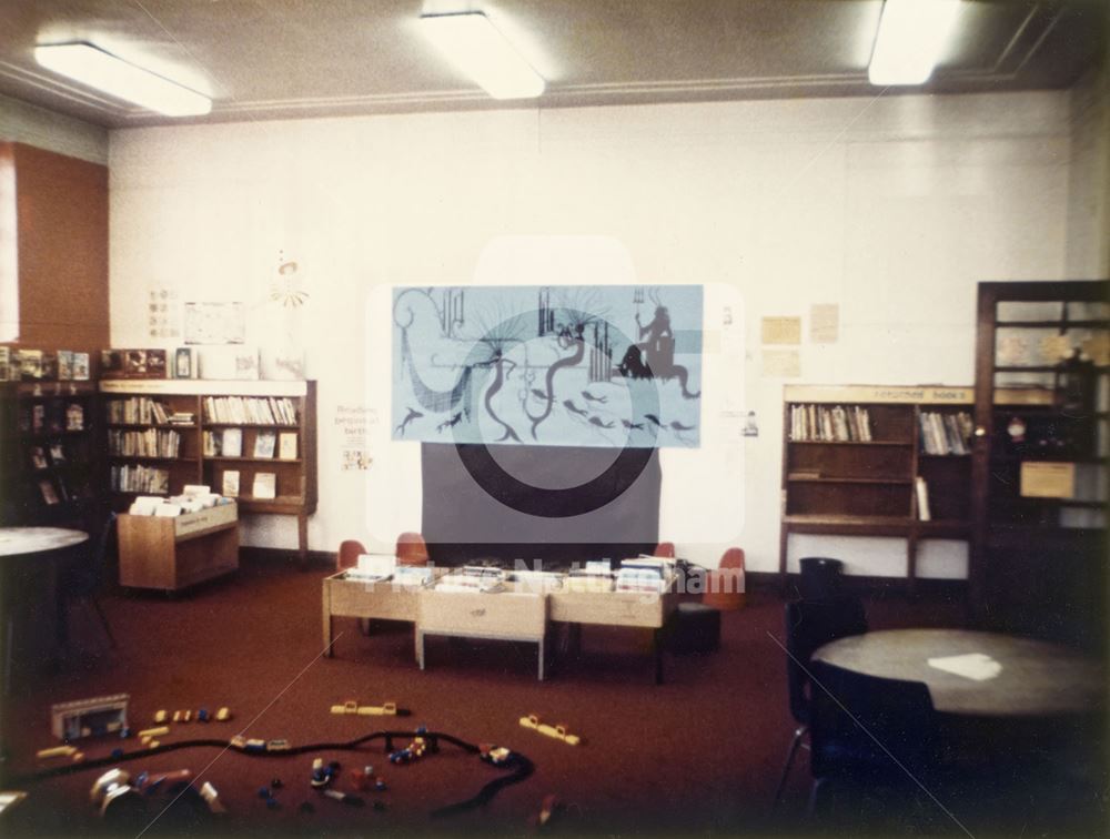 Branch Library Interior, Nuthall Road, Aspley, 1985