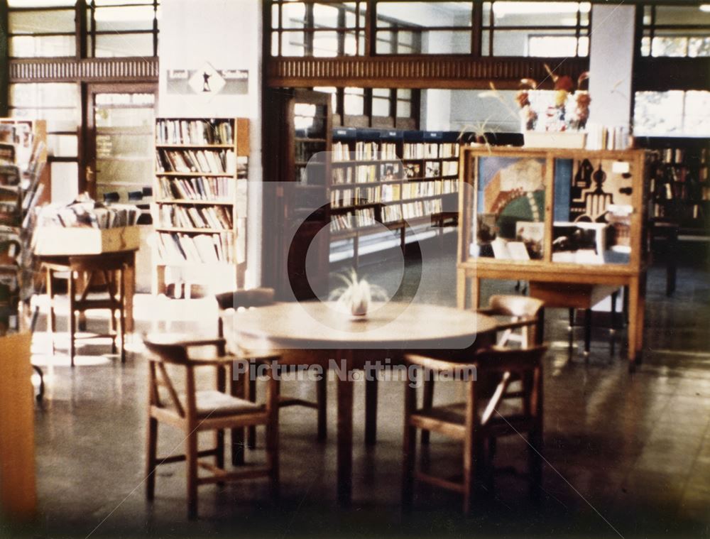 Branch Library Interior, Nuthall Road, Aspley, 1985