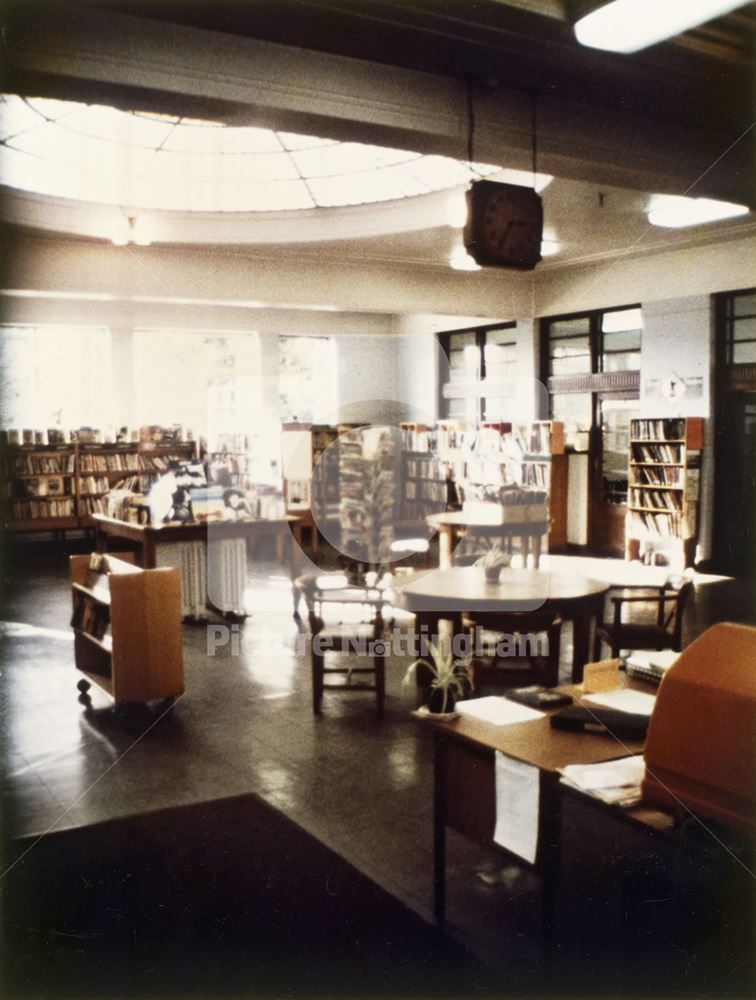 Branch Library Interior, Nuthall Road, Aspley, 1985