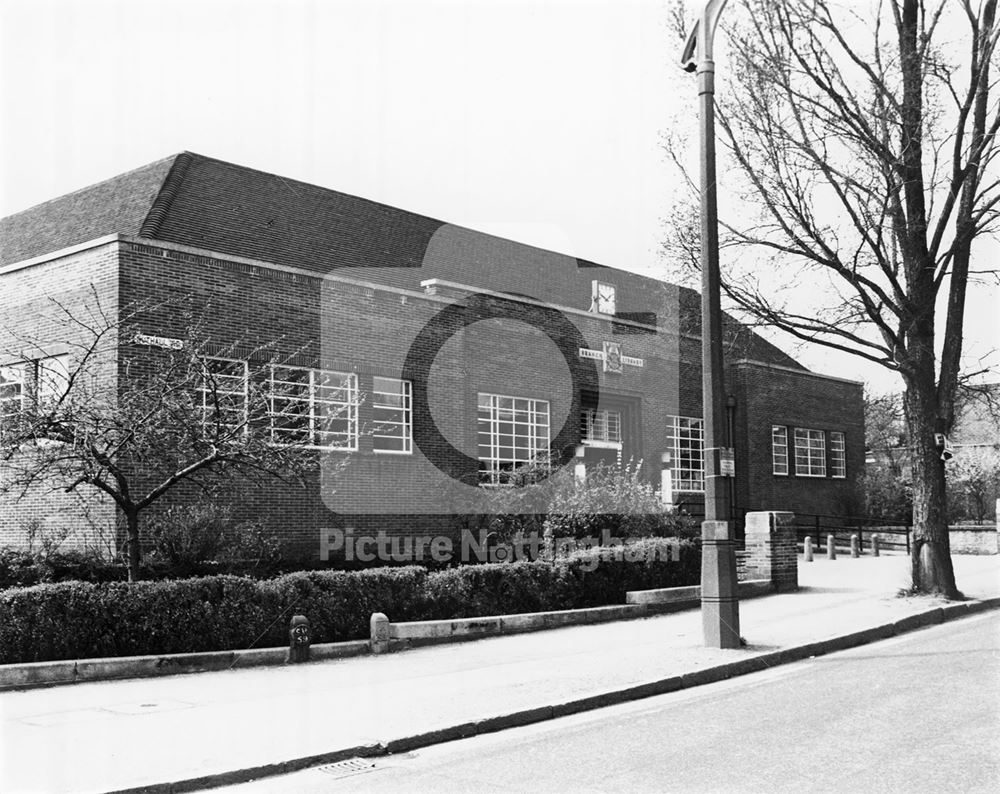 Branch Library, Nuthall Road, Aspley, 1980