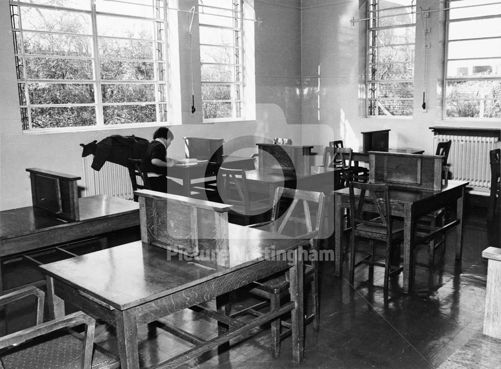 Branch Library Interior, Nuthall Road, Aspley, 1973