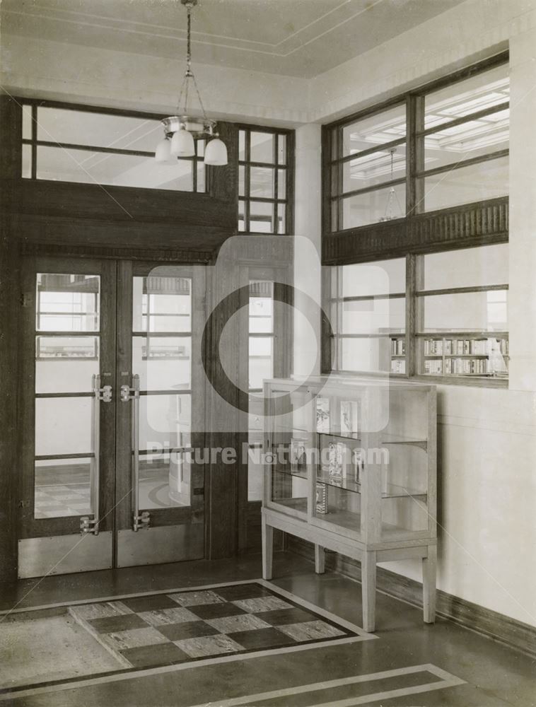 Branch Library Interior, Nuthall Road, Aspley, 1937