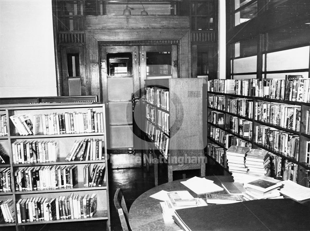 Branch Library Interior, Nuthall Road, Aspley, 1973