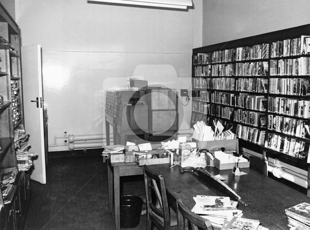 Branch Library Interior, Nuthall Road, Aspley, 1973