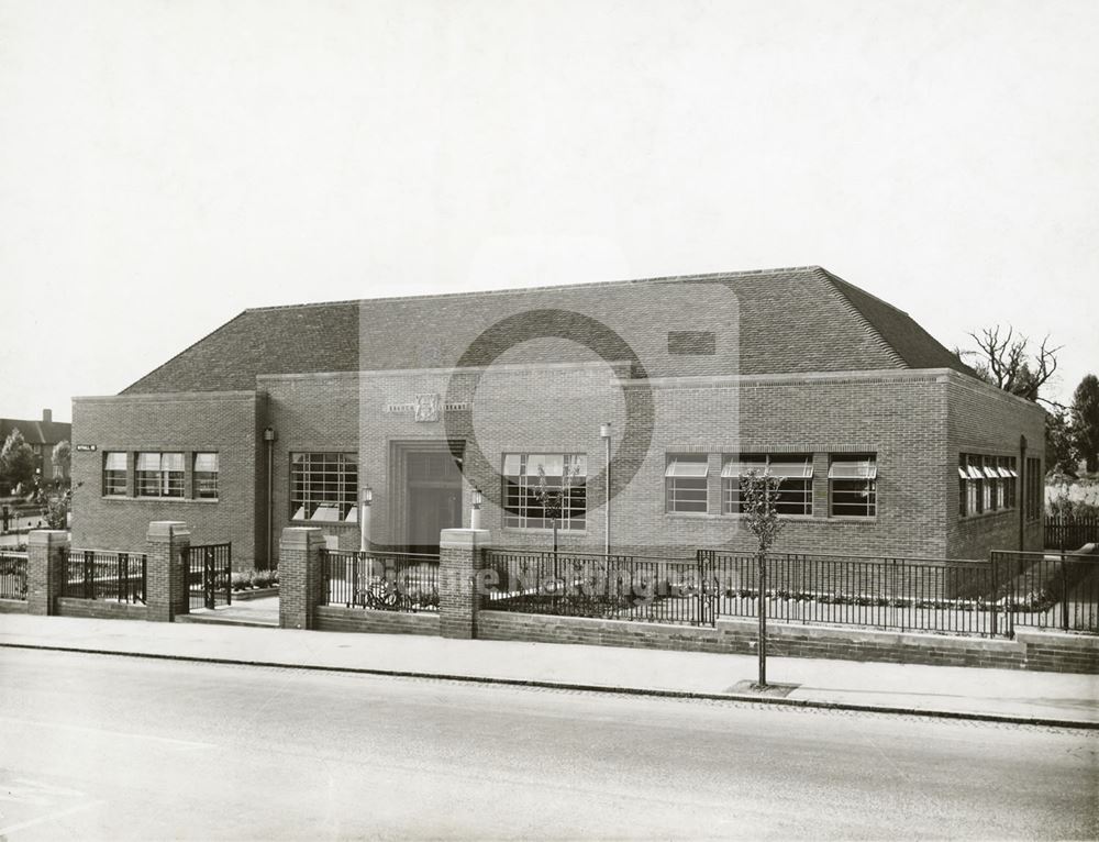 Branch Library, Nuthall Road, Aspley, 1937