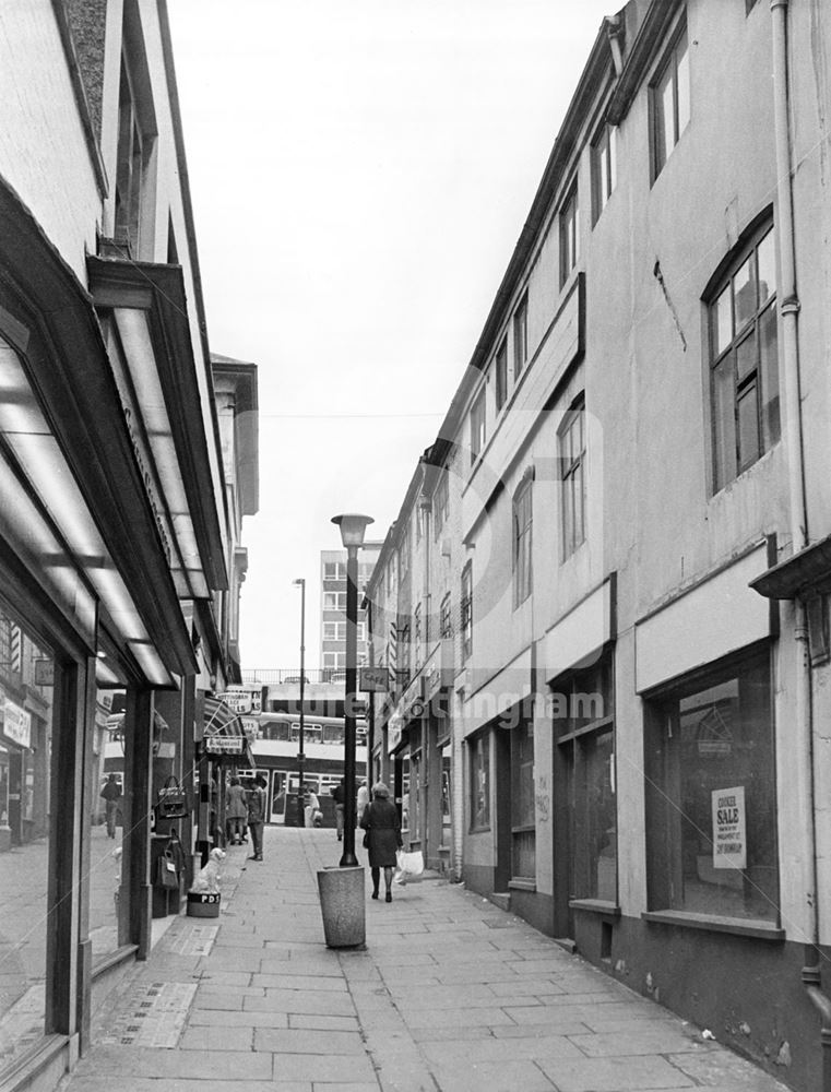 Trinity Walk, Nottingham, 1973