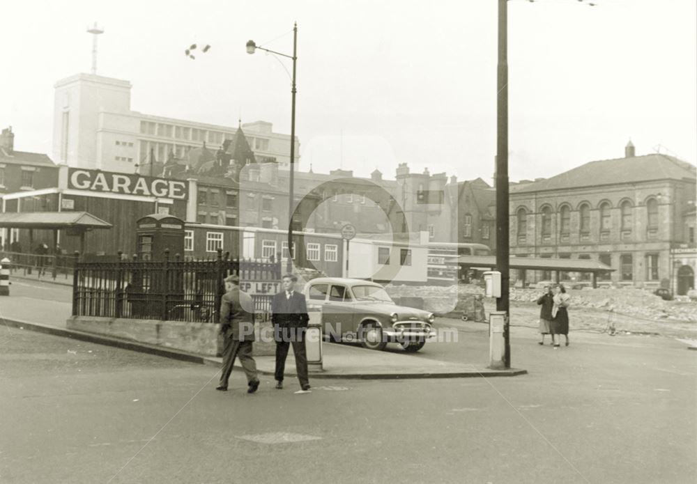 Trinity Square, Nottingham, c 1958