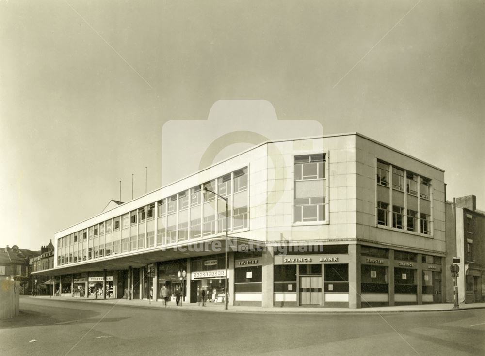 Trinity Row, Nottingham, 1961