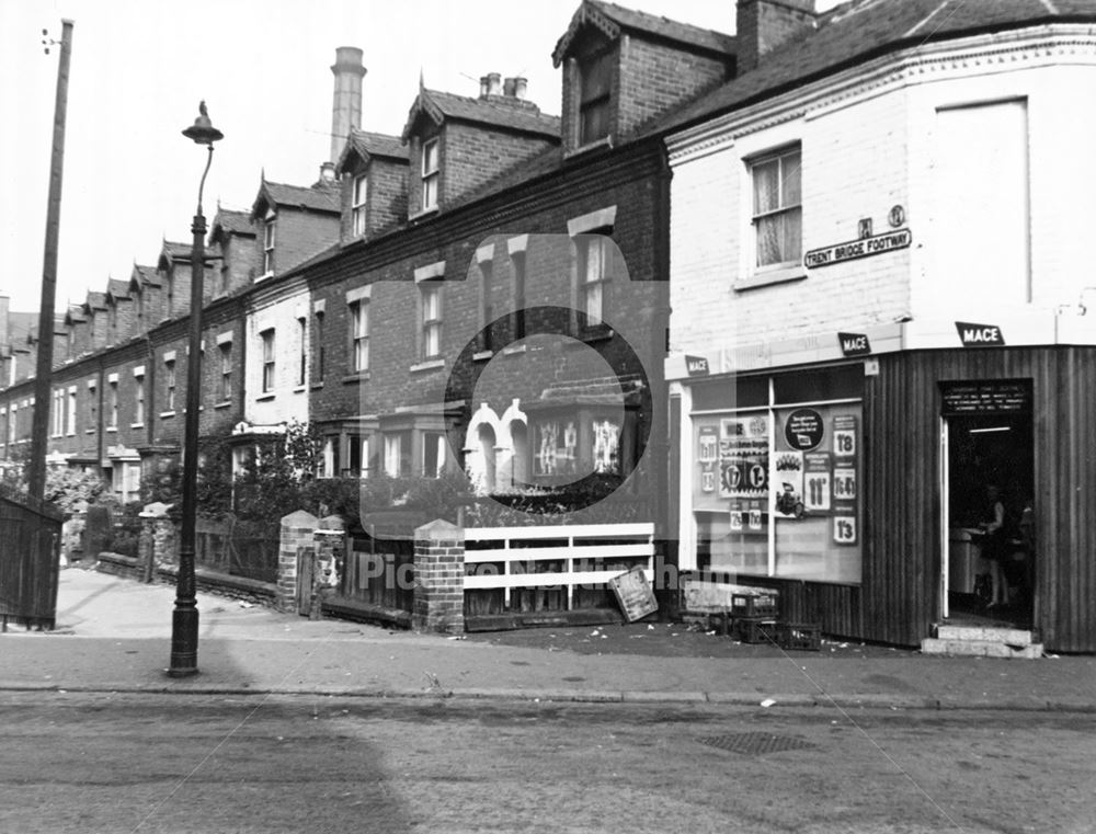 Trent Bridge Footway, Meadows, Nottingham, 1970