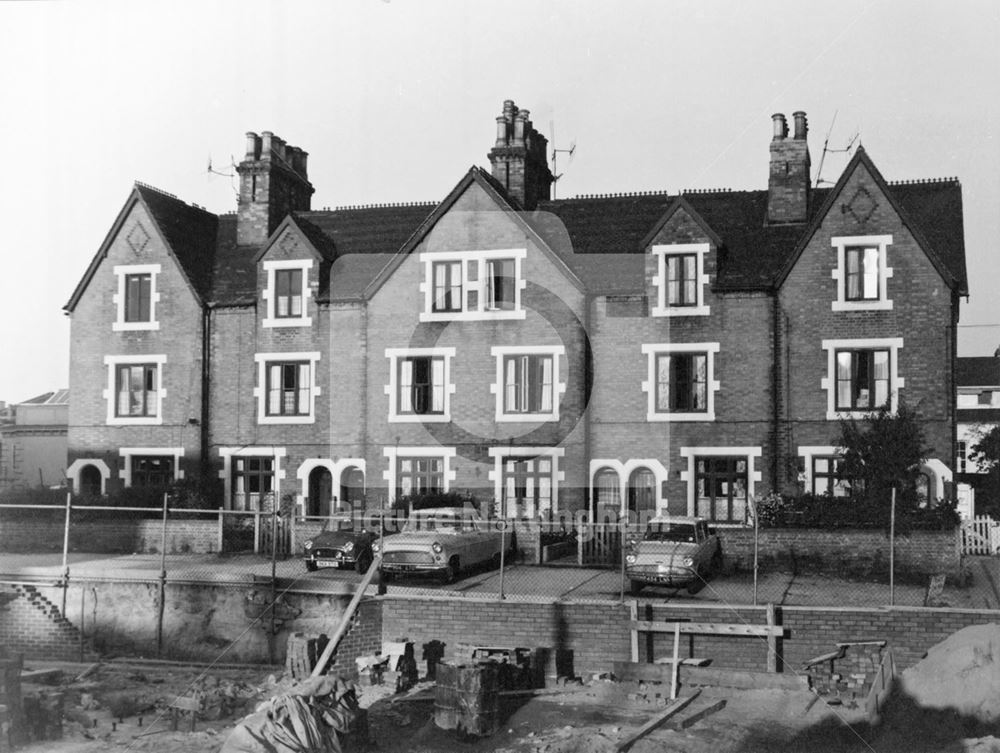 Lambert's Cottages, Talbot Street, Nottingham, 1971