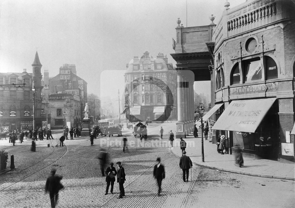 Theatre Square, Nottingham, c 1910