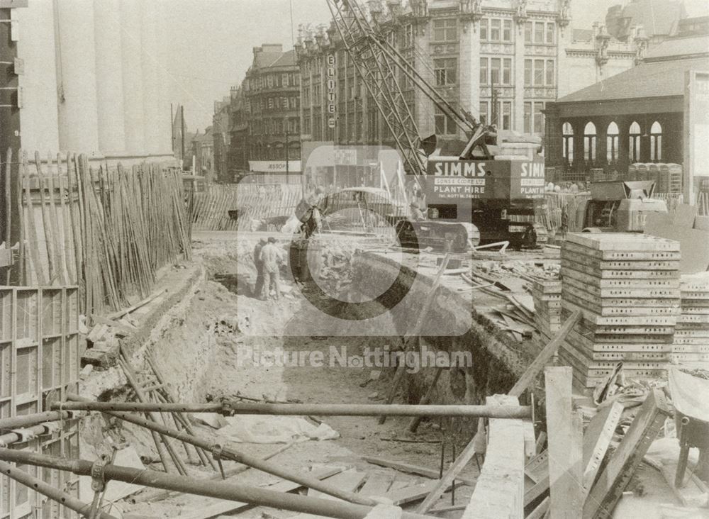 Theatre Square, Nottingham, 1970