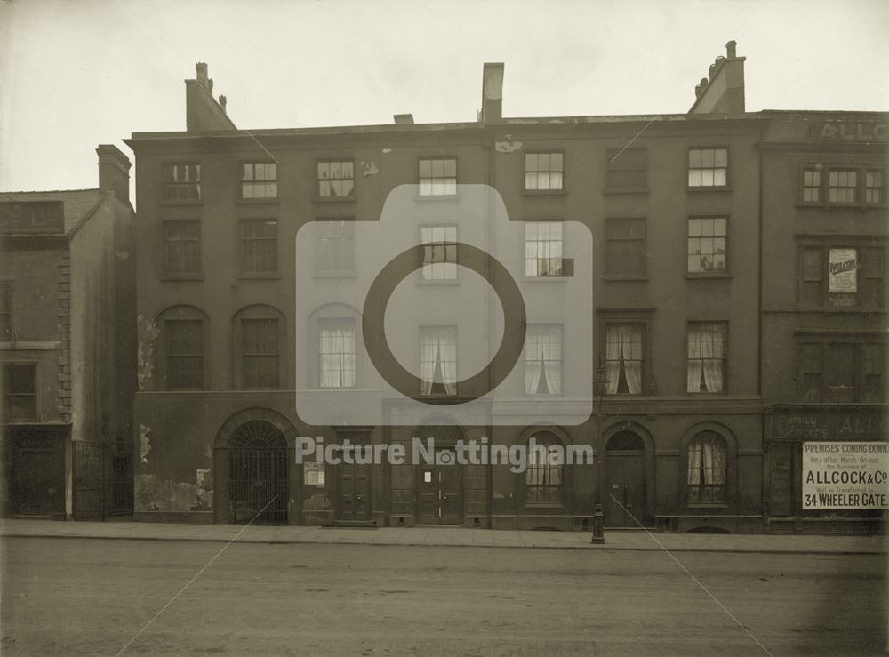 Smithy Row, Nottingham, 1926