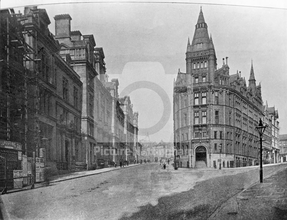 Queen Street - King Street, Nottingham, 1898