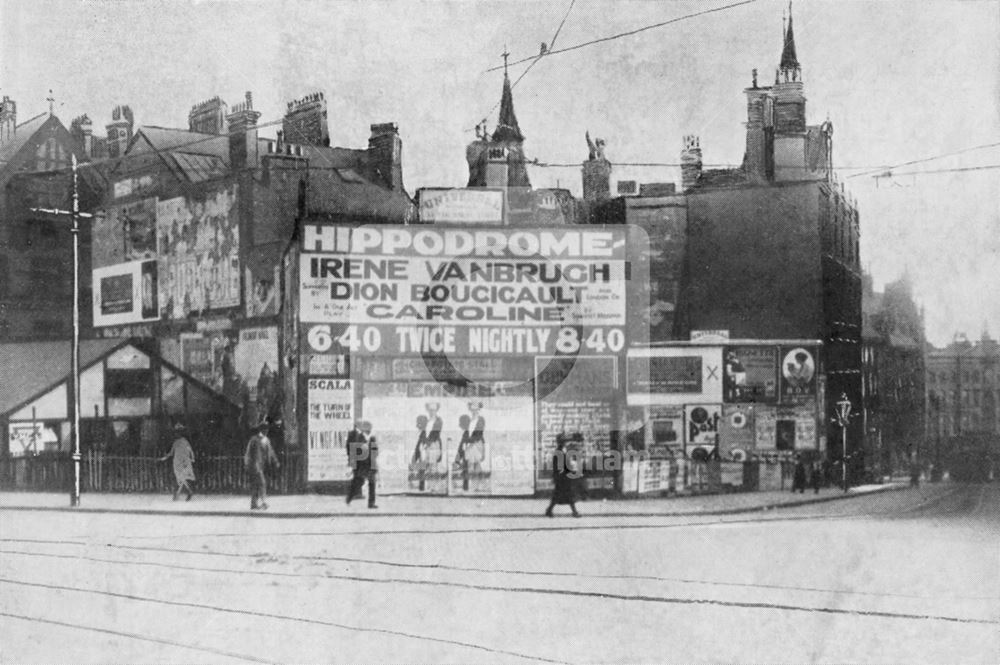 Site of Elite Cinema, Parliament Street, Nottingham, 1919