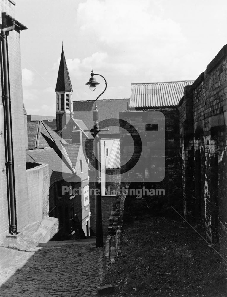 Short Stairs, Lace Market, Nottingham, 1963