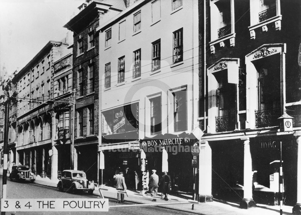 Poultry, Nottingham, 1950