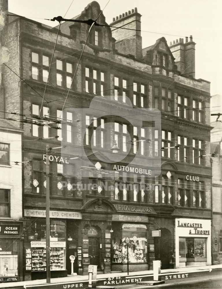 Upper Parliament Street, Nottingham, 1953