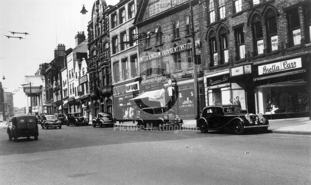 Upper Parliament Street, Nottingham, c 1960