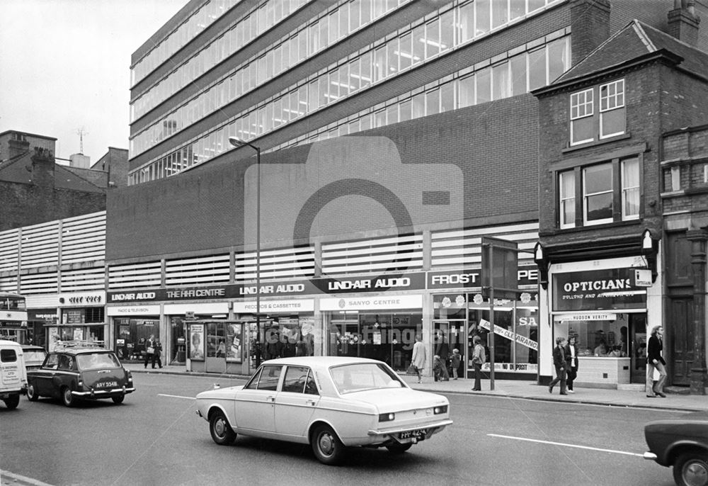 Upper Parliament Street, Nottingham, 1973