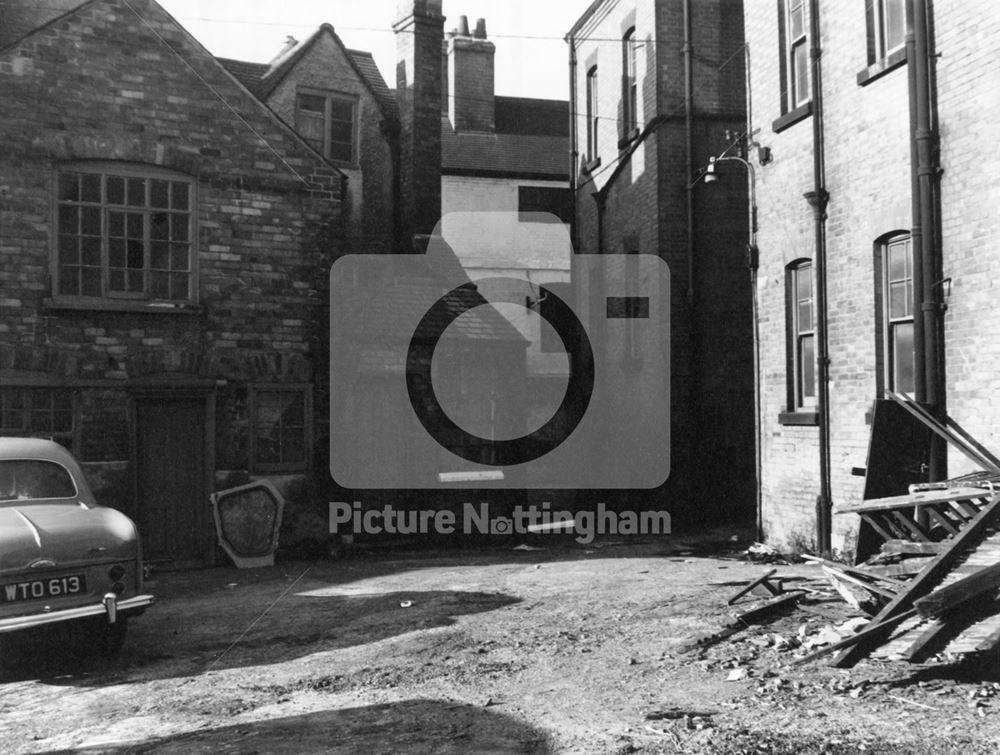 Postern Place, Drury Hill, Nottingham, 1968