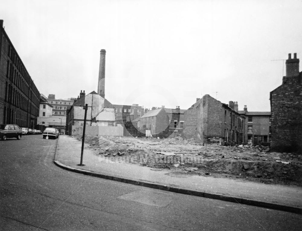 Demolition of Player Street, Radford, Nottingham, 1980