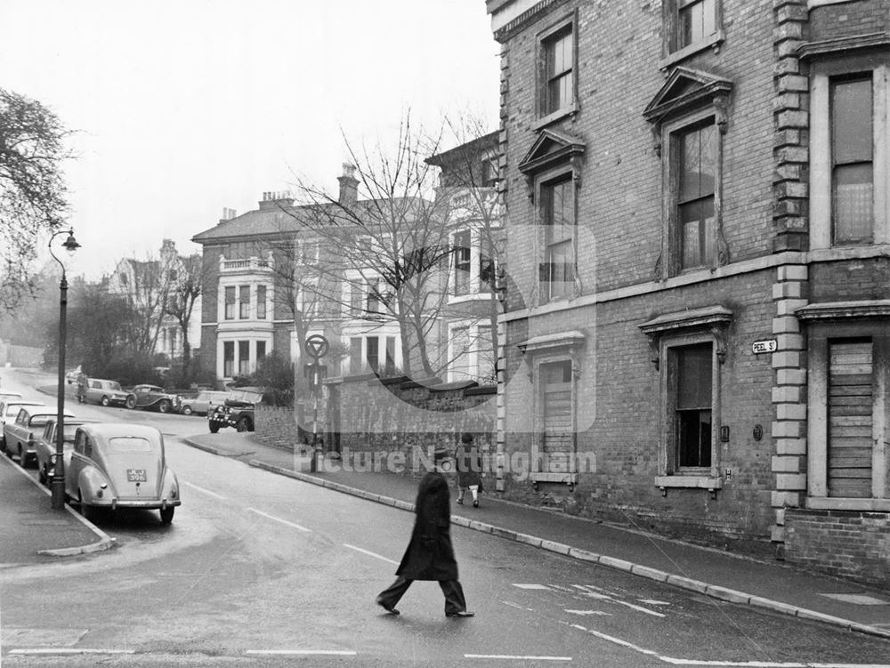 Peel Street, Nottingham, c 1958