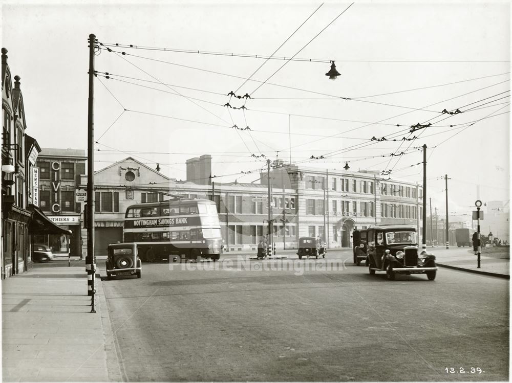 Lower Parliament Street, Nottingham, 1939