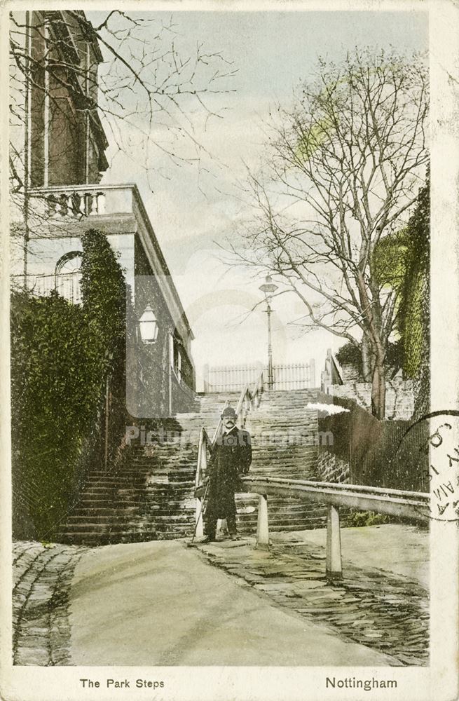 Park Steps, Park Valley, Nottingham, 1904