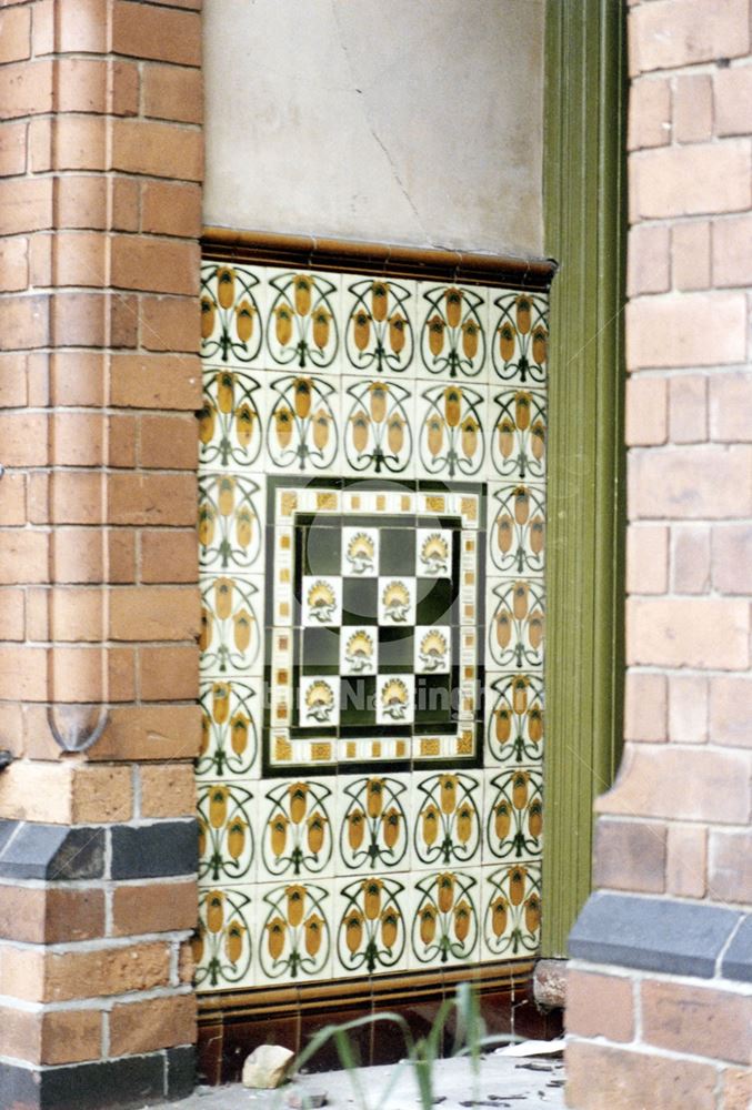 Tiled porch - 489 Nuthall Road, Cinderhill, Nottingham, 1987