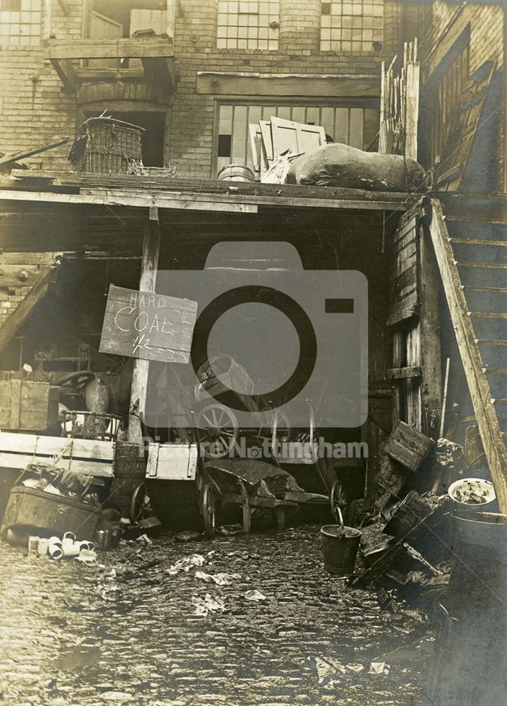 Marine Store (interior), Newington Street, Nottingham, c 1912