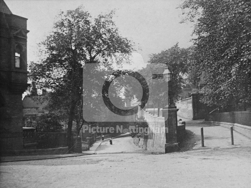 Newdigate Terrace, Newcastle Drive, The Park, Nottingham, c 1895