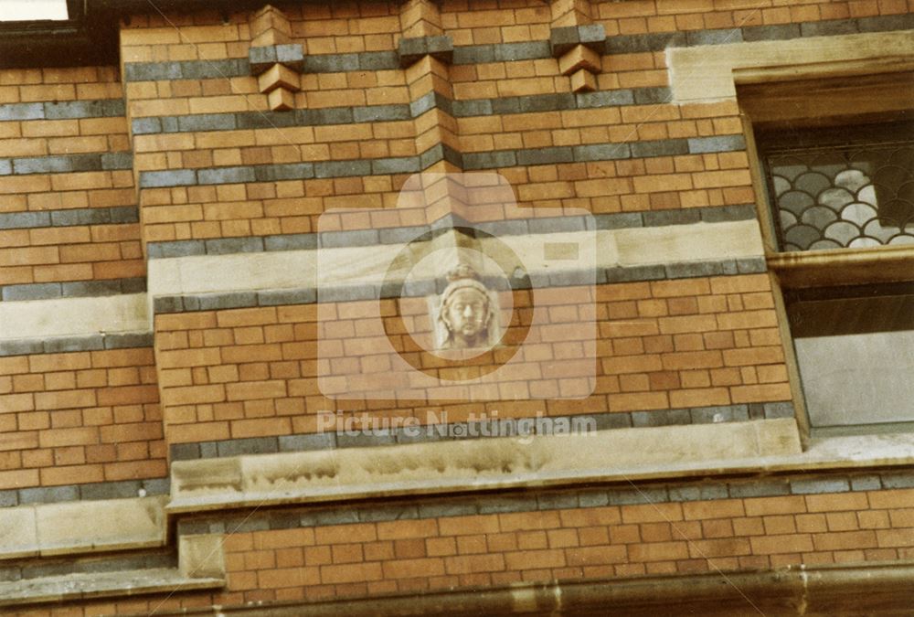 Queen's Chambers, Long Row, Nottingham, c 1980