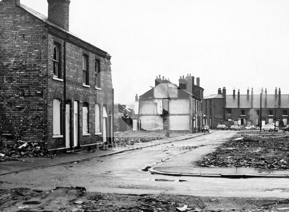 Neville Street, Meadows, Nottingham, 1975