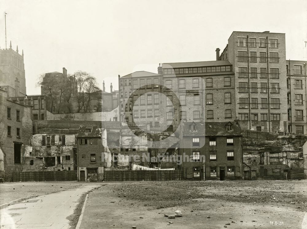 Red Lion Street Demolitions, Narrow Marsh, Nottingham, 1931