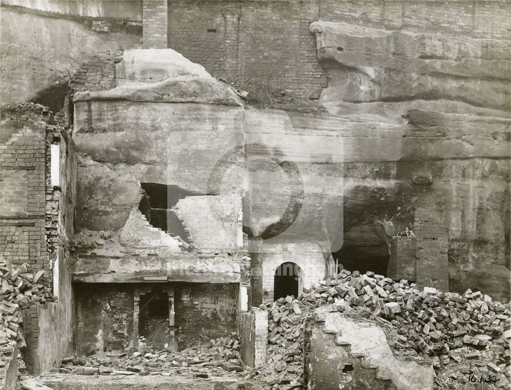 Red Lion Street Demolitions, Narrow Marsh, Nottingham, 1933