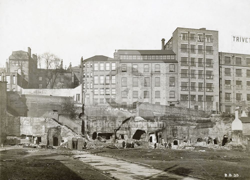 Red Lion Street Demolitions, Narrow Marsh, Nottingham, 1933