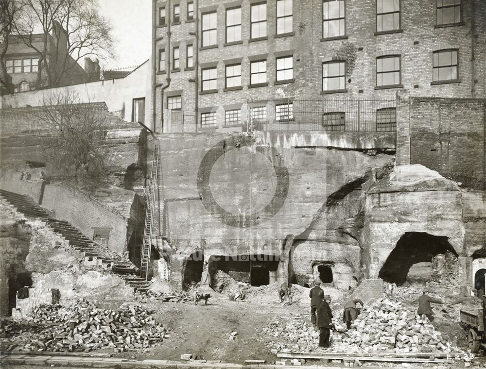 Red Lion Street Demolitions, Narrow Marsh, Nottingham, 1933