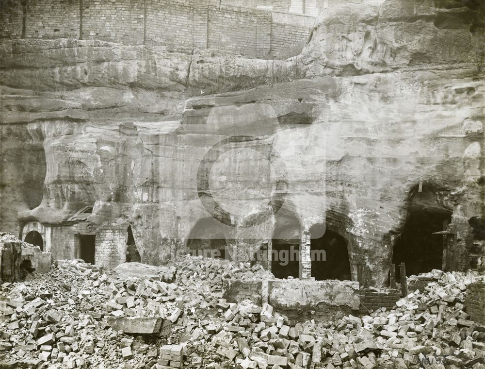 Red Lion Street Demolitions, Narrow Marsh, Nottingham, 1933