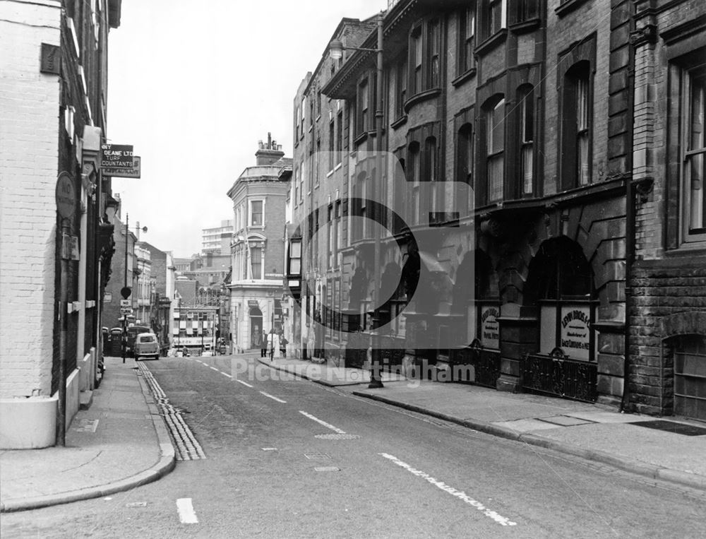 Middle Pavement, Nottingham, 1963