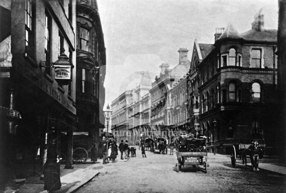 Victoria Street, Nottingham, c 1880