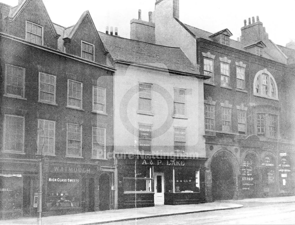 Wheeler Gate, Nottingham, 1919