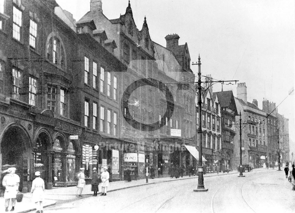 Wheeler Gate, Nottingham, 1918