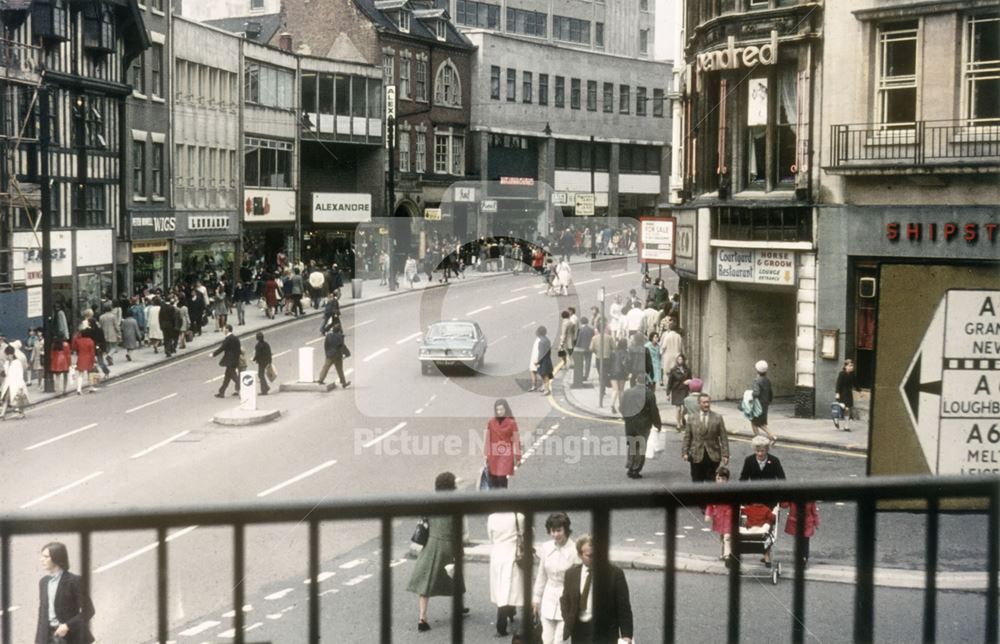 Wheeler Gate, Nottingham, c 1980