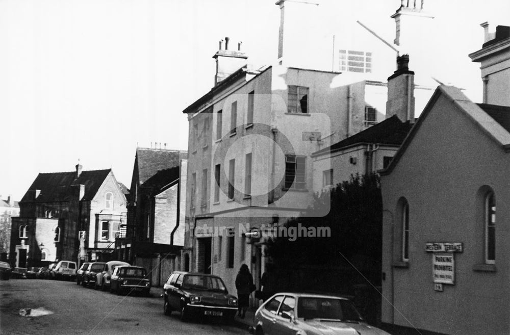 Western Terrace, The Park, Nottingham, 1980