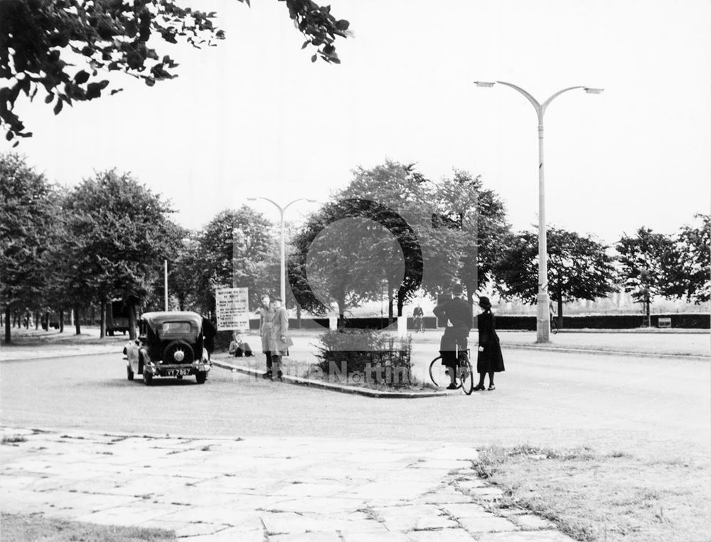 University Boulevard, Nottingham, c 1950s