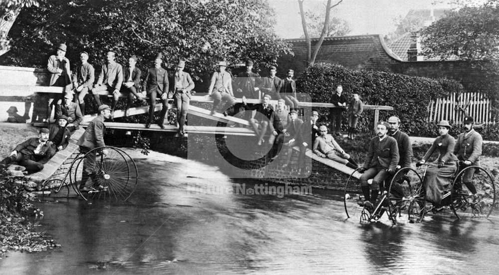 Nottingham Bicycle Club, Bottesford, Leicestershire, early 1900s?