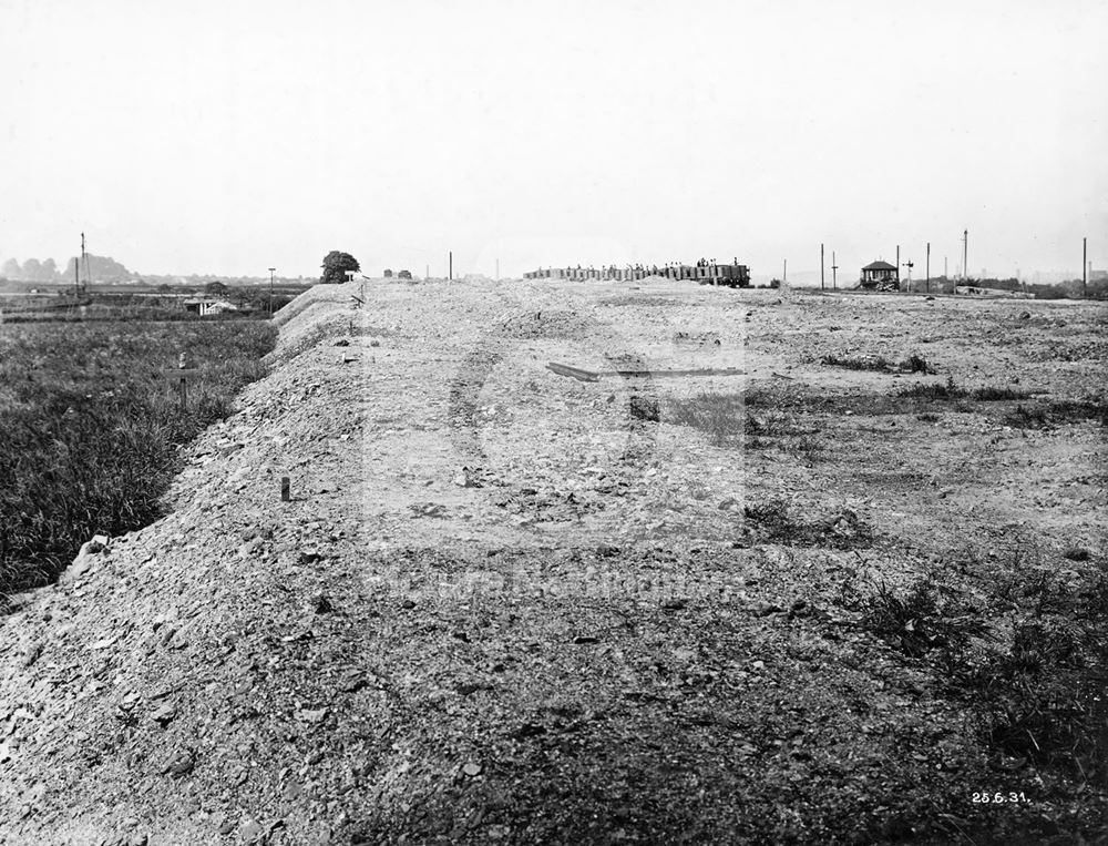 Development of Western Boulevard (ring road), Beechdale, Nottingham, 1931