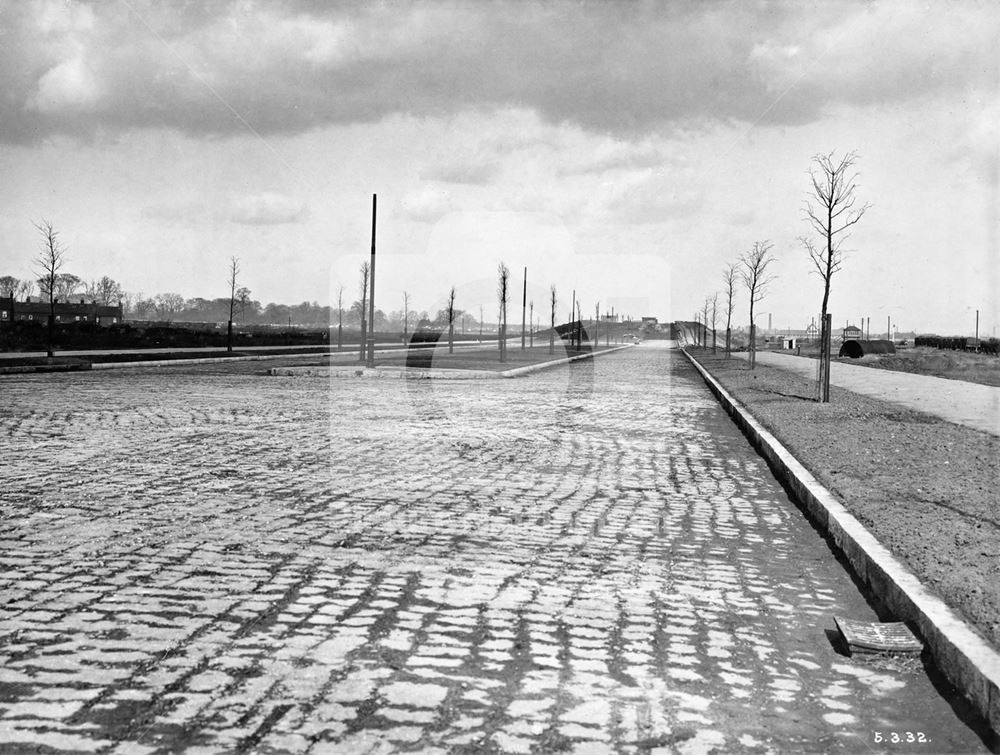 Development of Western Boulevard (ring road), Beechdale, Nottingham, 1932