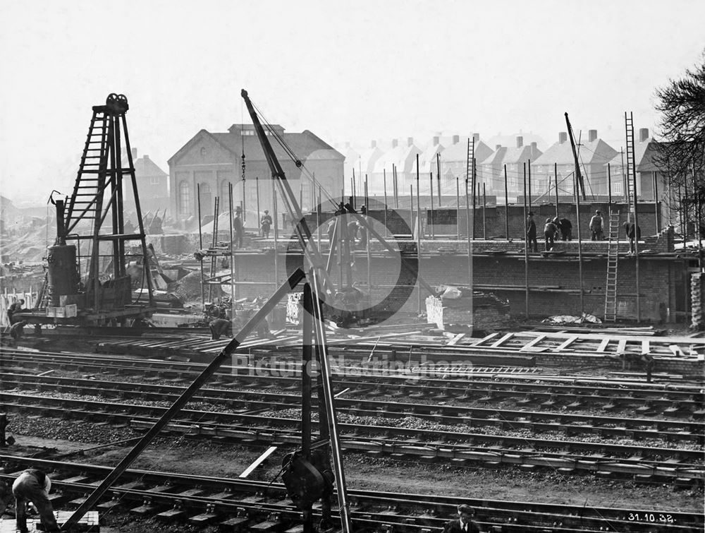 Development of Western Boulevard (ring road), Whitemoor, Nottingham, 1932